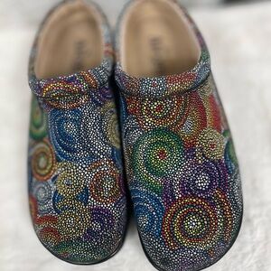 Alegría Women’s Classic Professional Clog Shoes EU 38 US 8.5 Multicolor